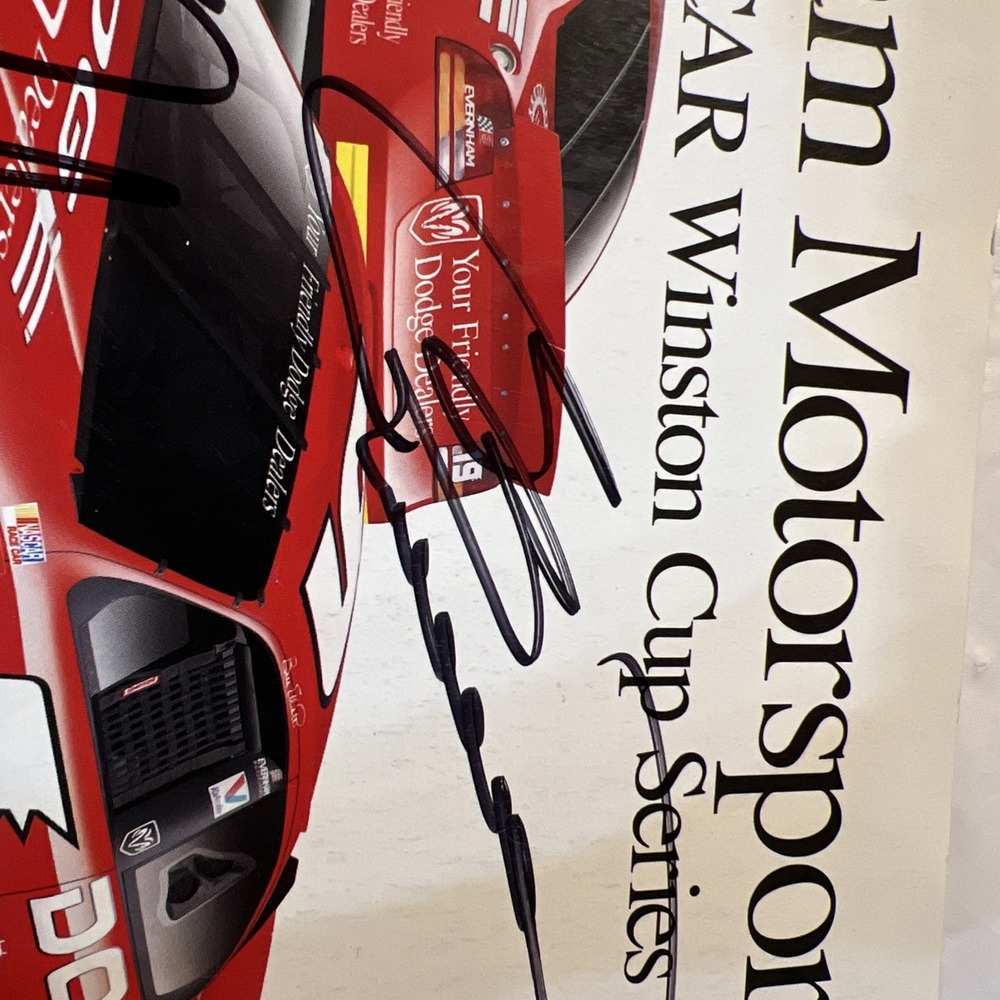 Sports Pub: # 9RAY EVERNHAM SIGNED HERO CARD-NASCAR RACING #19 B ELLIOT VF - Picture 3 of 6
